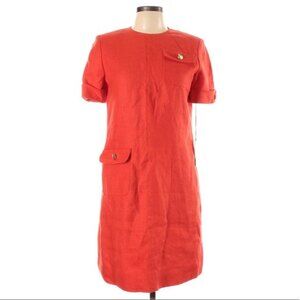 William Pearson Burnt Orange Vintage Dress NWT Size 8